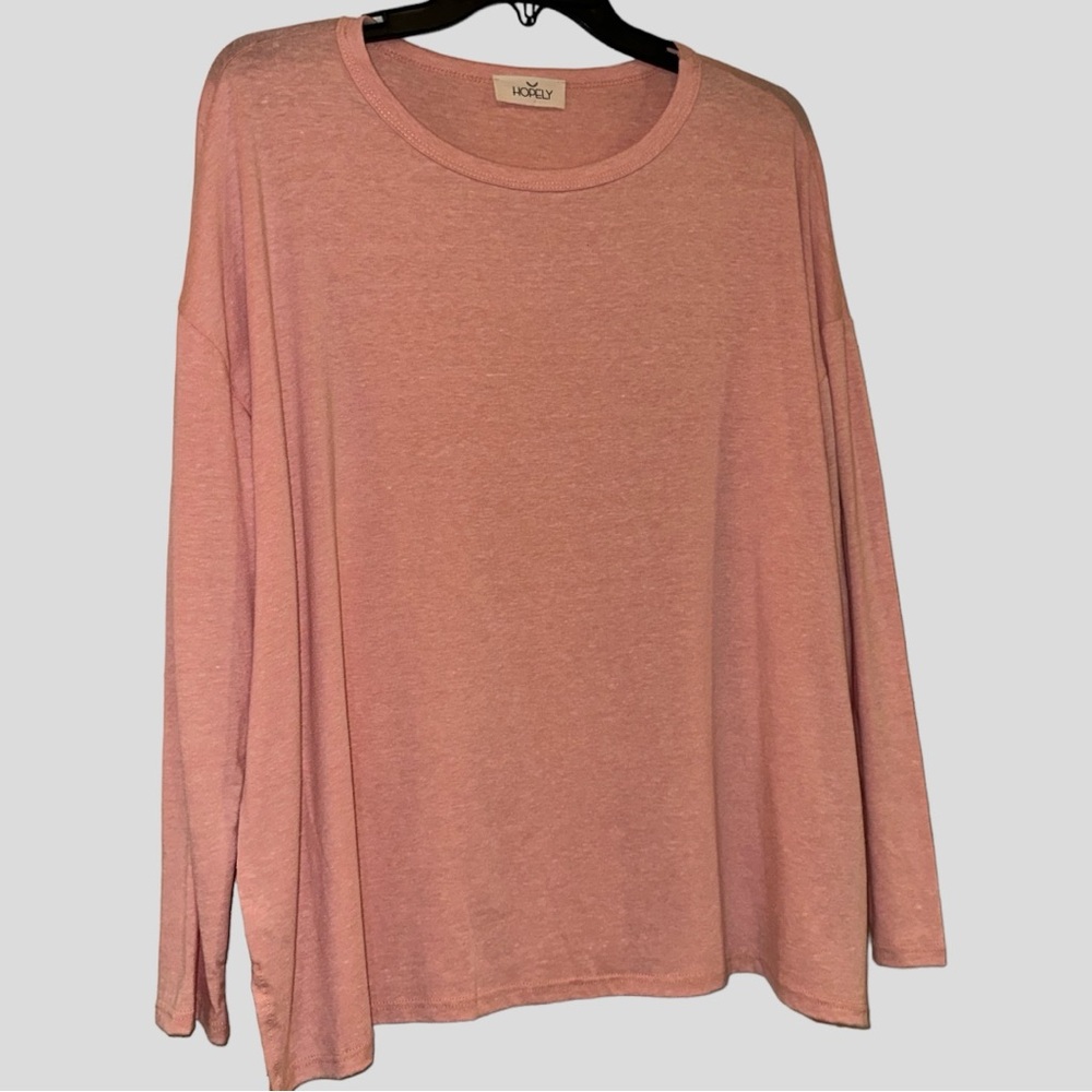 5 for $20🫟🛍️🔵 Women's Pink Long Sleeve Tee